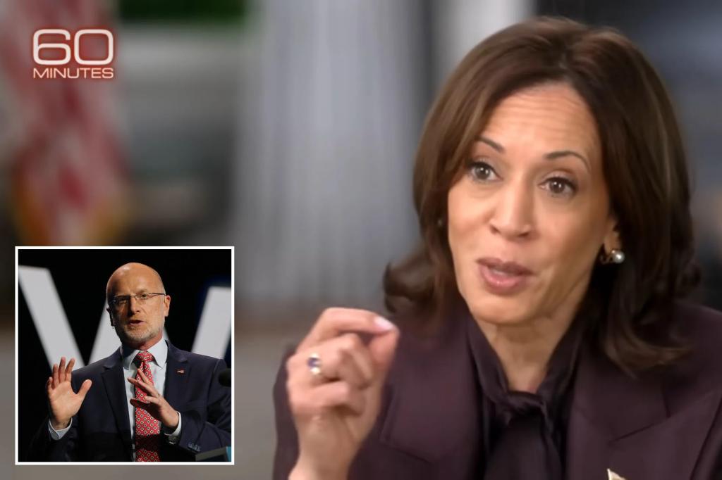 CBS asks FCC to reject the complaint 'news distortion' during the '60 minutes' interview Harris